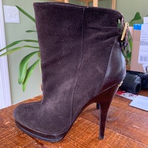 Michael Kors suede booties Size 8